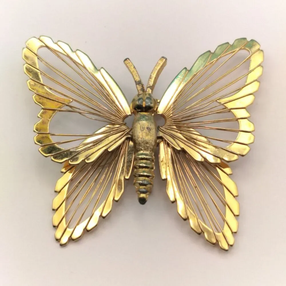 Monet Butterfly Brooch Pin 2.4